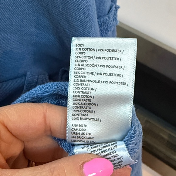 We The Free blue Camden Henley Sweatshirt size xs - Picture 5 of 5